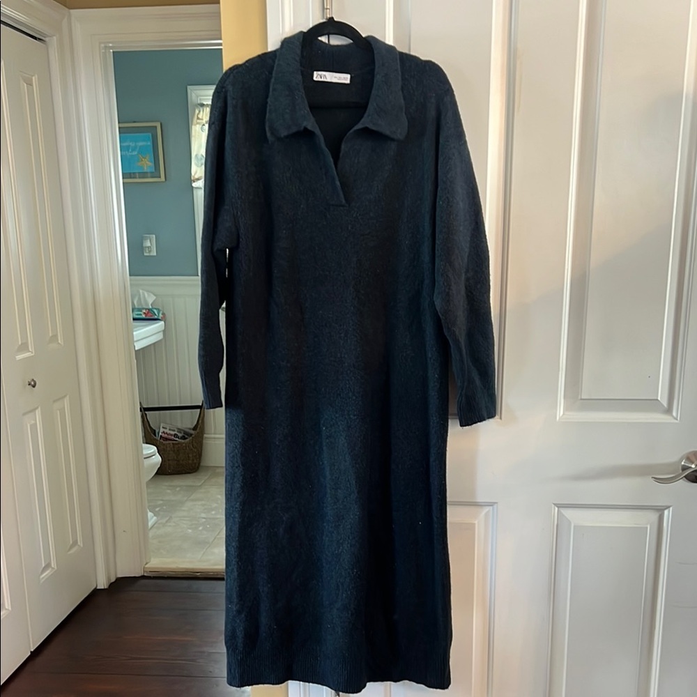 Elegant Black Long Sleeve Dress